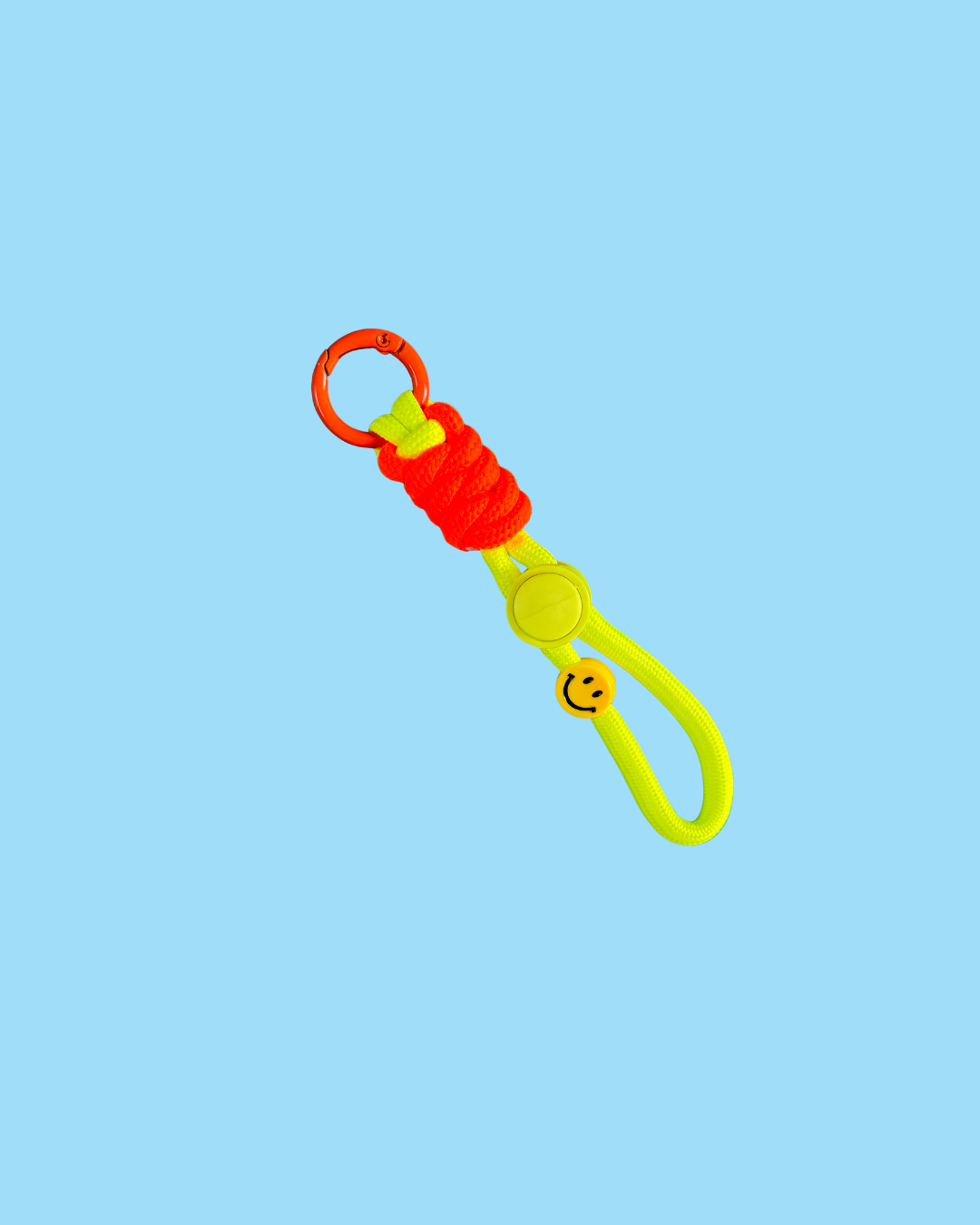 RAD FACE KEYCHAIN YELLOW