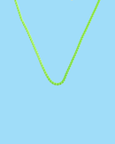 SLIME TIME FLURO CHAIN NECKLACE