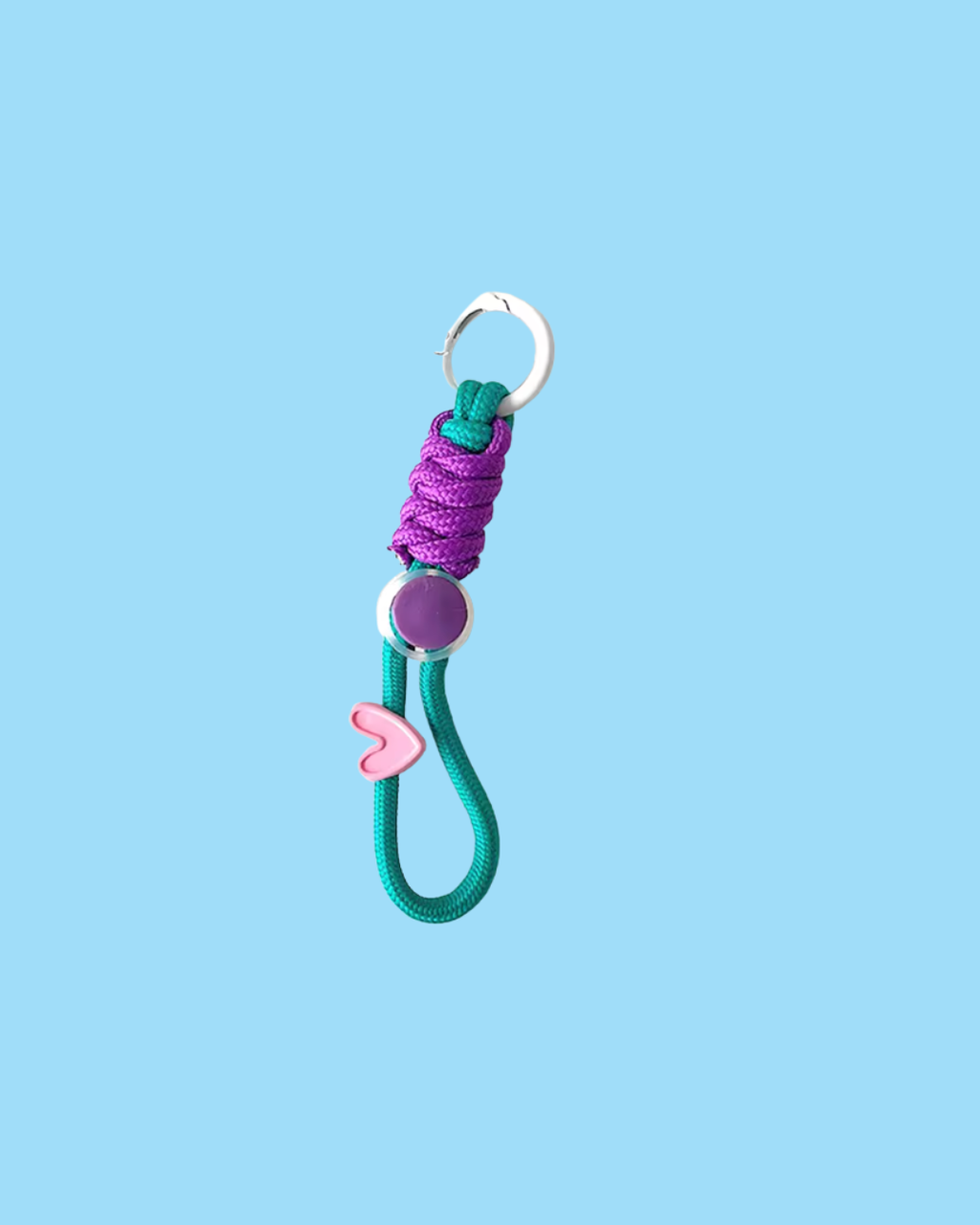 RAD FACE KEYCHAIN PURPLE