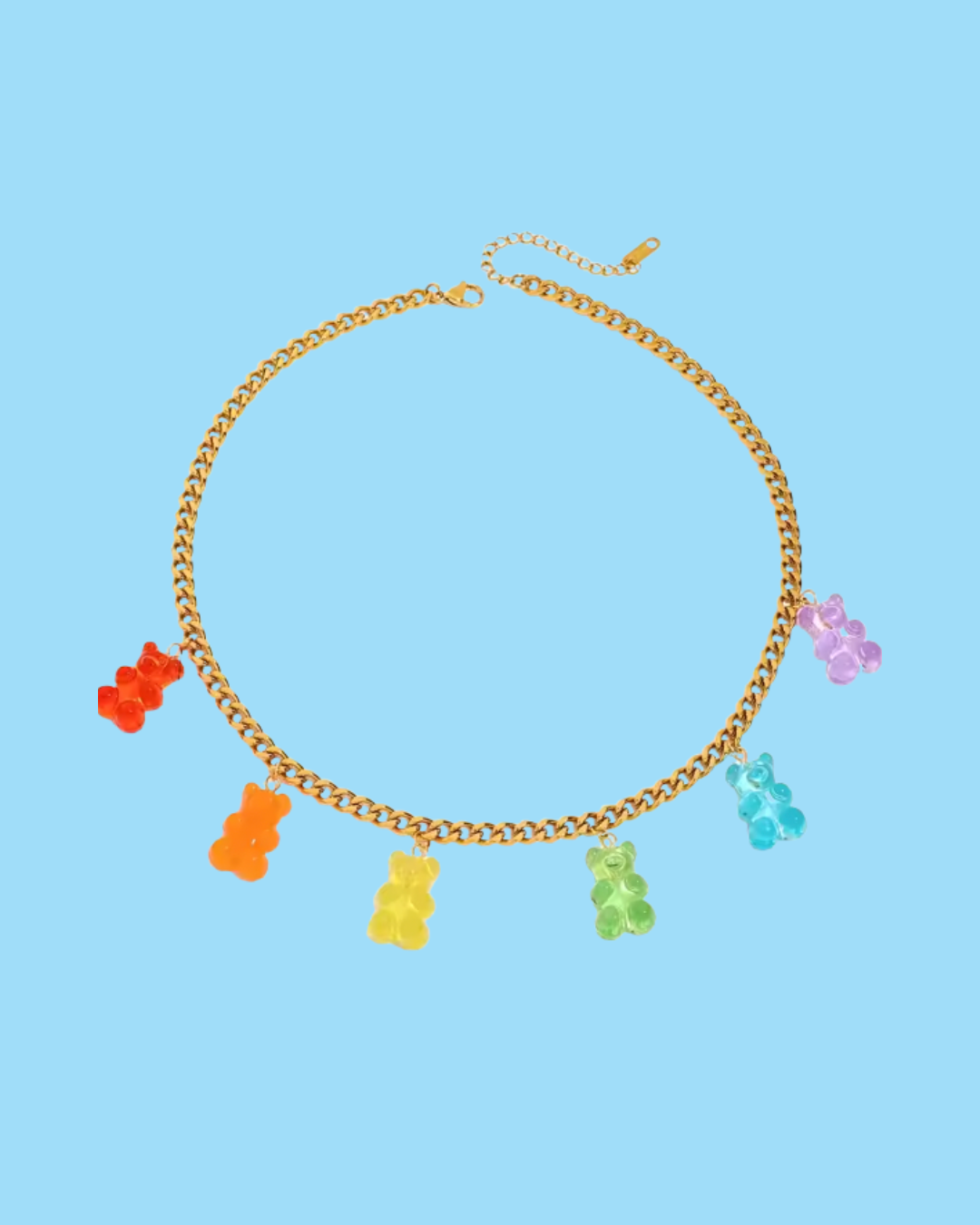 JELLY VIBES GUMMY BEAR CHAIN NECKLACE