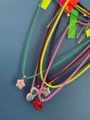 SLIME TIME FLURO CHAIN NECKLACE