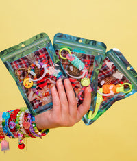 RAD FACE KEYCHAIN PURPLE