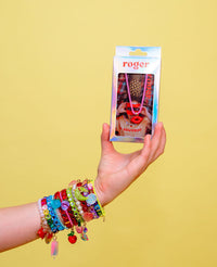 PINKY SWEAR PINK CHAIN NECKLACE