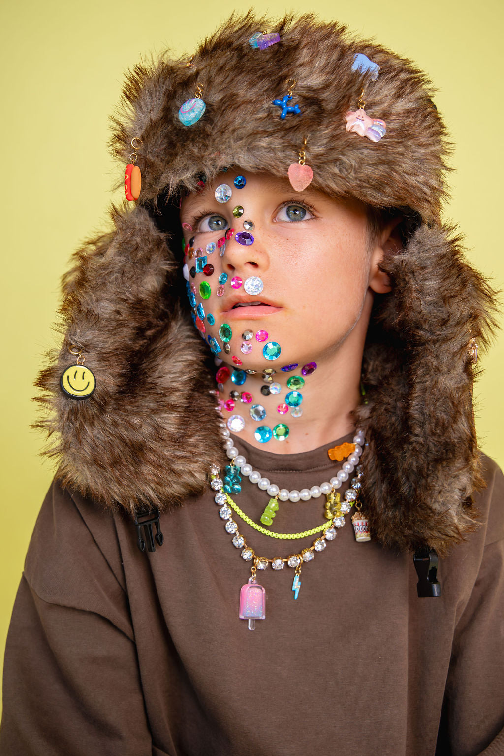 TOTALLY BEARY GUMMY BEAR PEARL NECKLACE