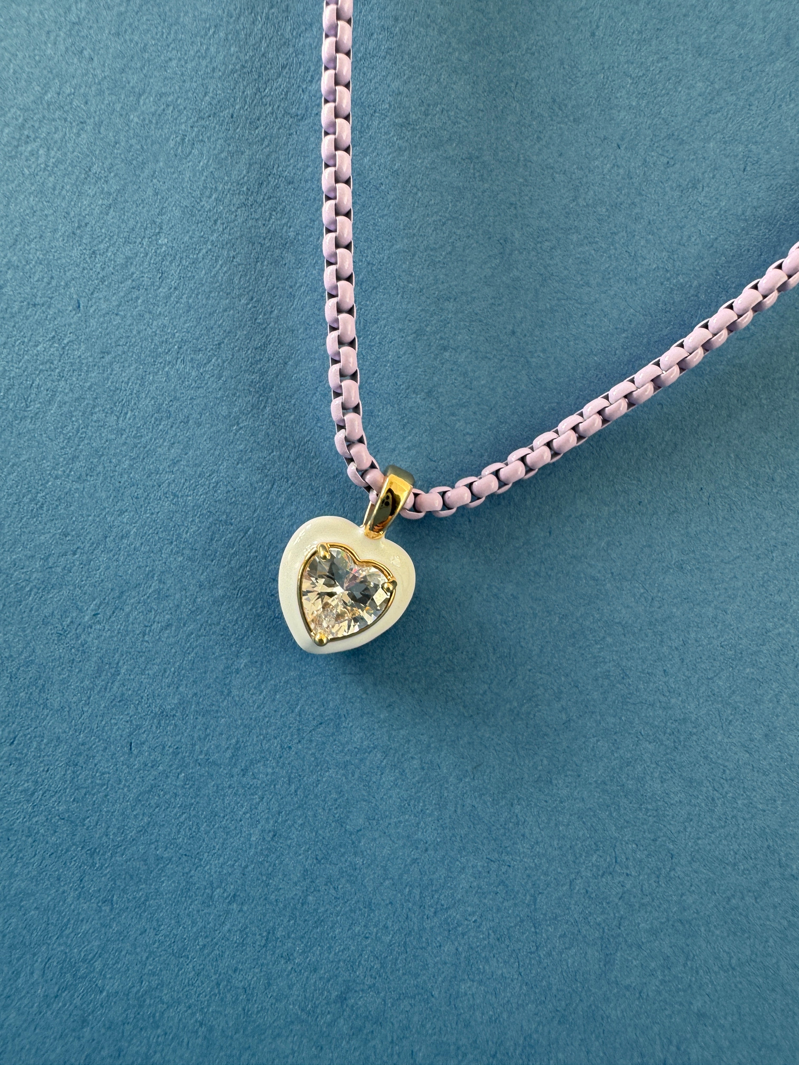 VIOLET VIBE PURPLE CHAIN NECKLACE