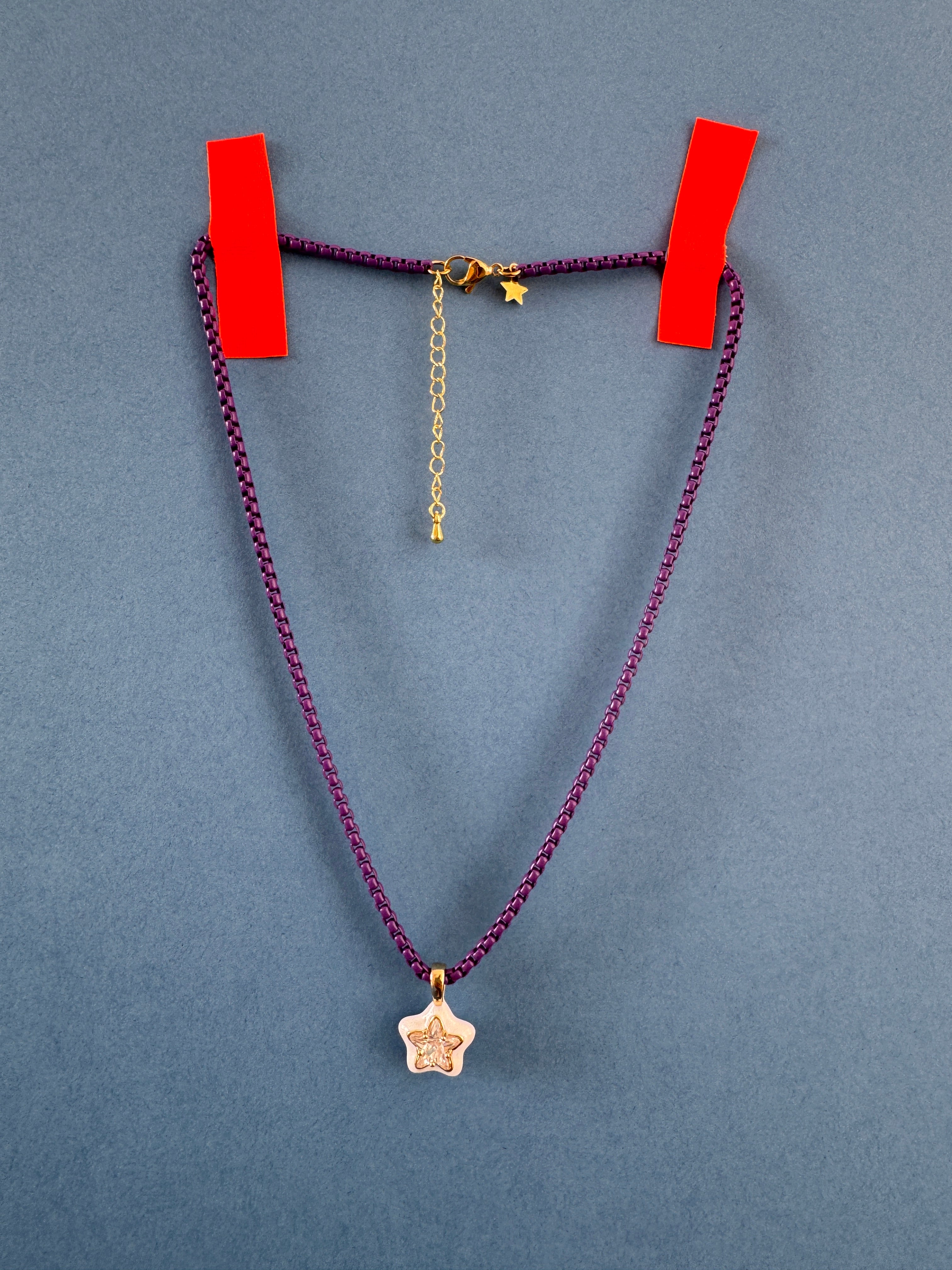 PURPLE HAZE PURPLE CHAIN NECKLACE