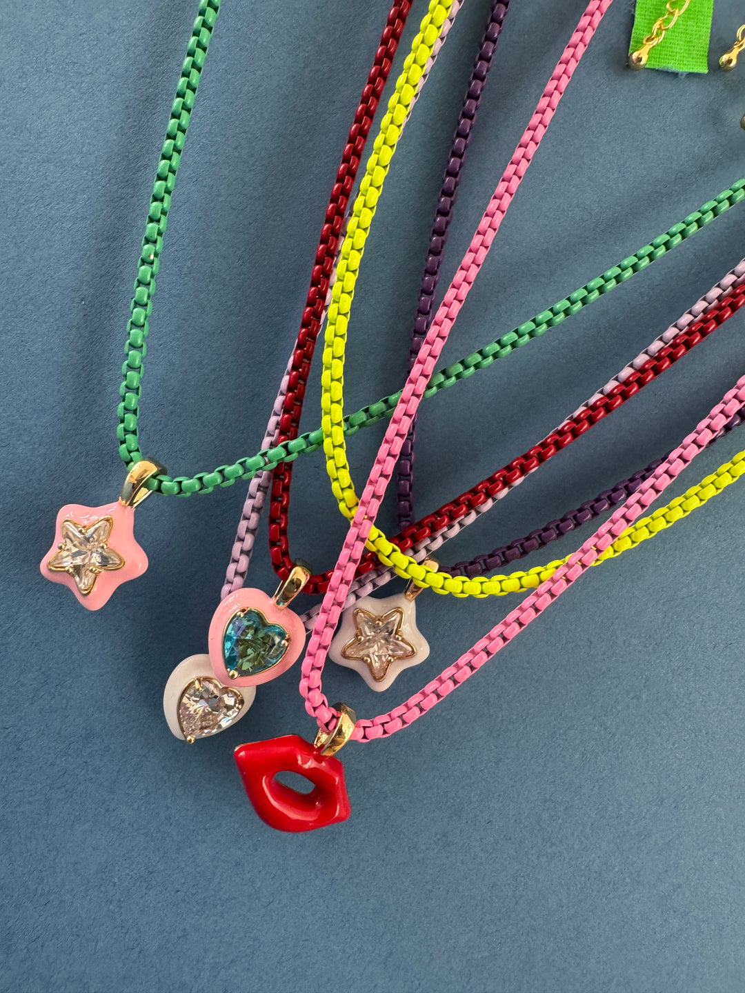 CHERRY BOMB RED CHAIN NECKLACE